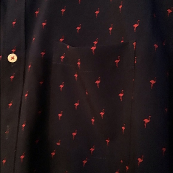 NWOT Report Collection Resort Stunning Flamago Design Short Sleeve in Size XXL - Picture 3 of 6